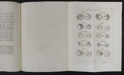 Lot 179 - Dutens (Louis). Explication de quelques médailles ... grecques et phéniciennes, 1st edition, 1773