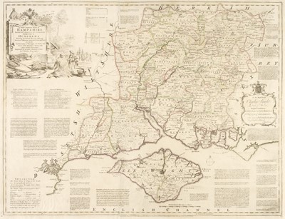 Lot 455 - British County Maps. Five engraved maps, 17th & 18th century
