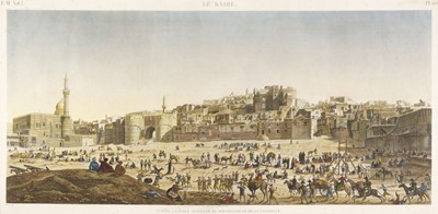 Lot 555 - Egypt. Le Kaire. Vue de la Place Appellee el Roumeyleii et de la Citadelle, 1809 - 29