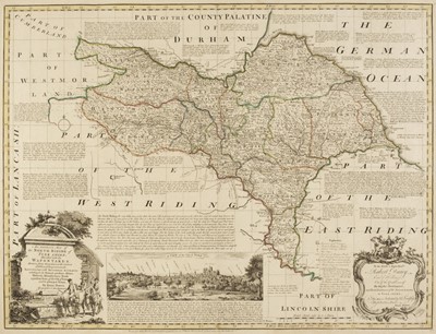 Lot 454 - British county maps. A mixed collection of 19 maps, 17th - 19th century