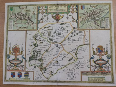 Lot 524 - Rutland. Speed (John), Rutlandshire with Oukham and Stanford ..., 1611