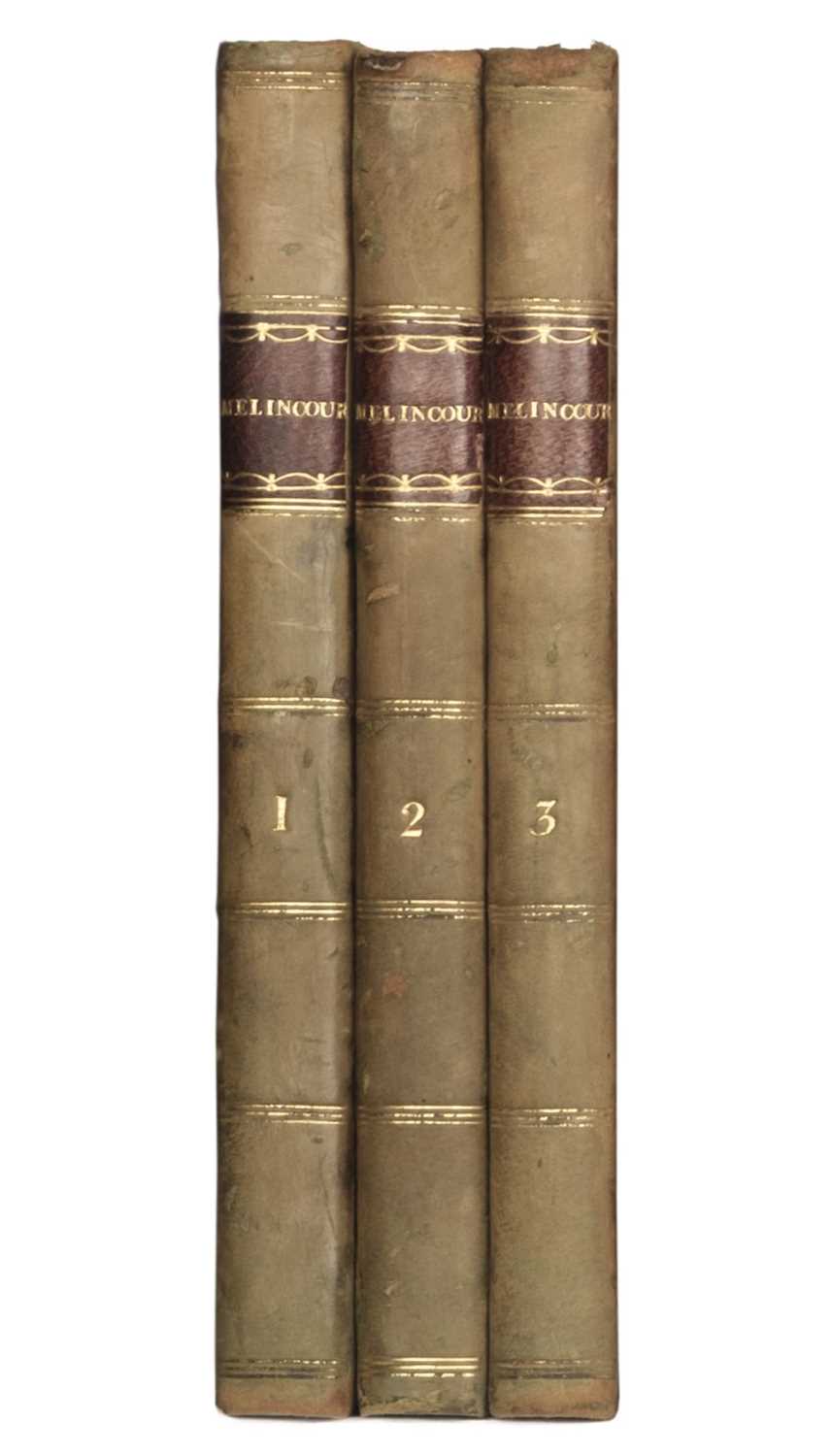 Lot 437 - Peacock (Thomas Love). Melincourt, 3 volumes, 1st edition, 1817