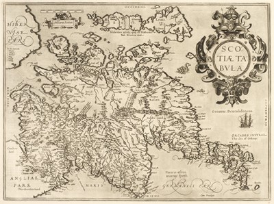 Lot 528 - Scotland. Ortelius (Abraham), Scotiae Tabula, [1584]