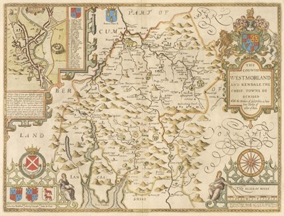 Lot 544 - Westmorland. Speed (John), The Countie Westmorland and Kendale..., 1676