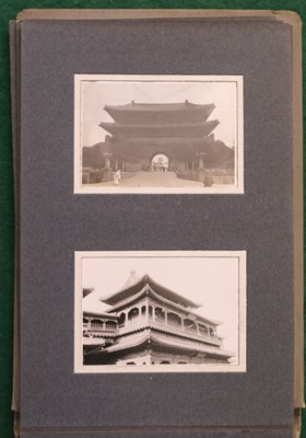 Lot 124 - A complete album of 48 snapshot photographs of China, circa 1920/30s