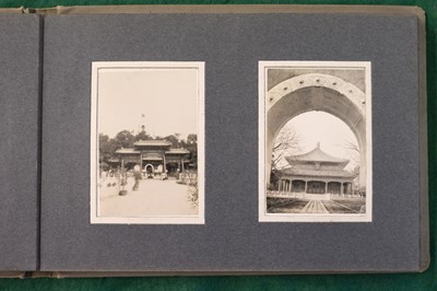Lot 124 - A complete album of 48 snapshot photographs of China, circa 1920/30s