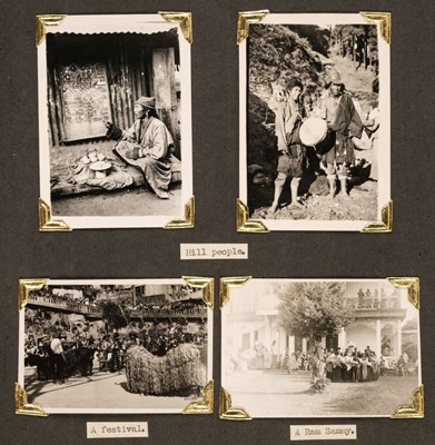 Lot 157 - India. 2 albums of views of northern India, 1920s/30s