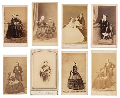 Lot 197 - Royalty. A group of 25 albumen cartes de visite, circa 1860s/1870s