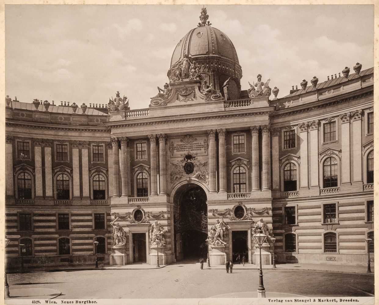 Lot 221 - Vienna. A group of 23 views of Viennese architecture, circa 1890