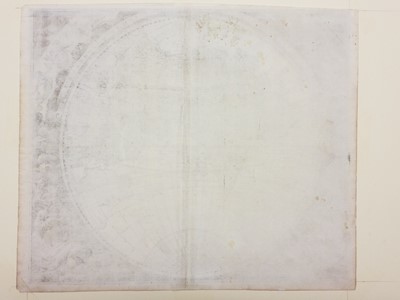 Lot 548 - World. Zahn (J.), Two hemispheres, printed on separate sheets, circa 1696