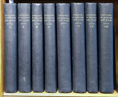Lot 339 - Grose (Francis). The Antiquities of England and Wales, 8 volumes circa 1785