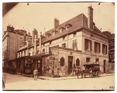 Lot 3 - Atget (Eugène, 1857-1927). 13, rue Cambon and 44, rue du Mont-Thabor, Paris, 1898
