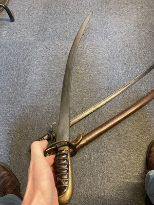 Lot 397 - Sword. 19th century Indian issue sword