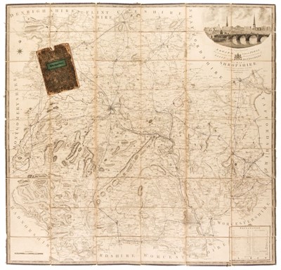 Lot 532 - Shropshire. Baugh (Robert), Large scale map of Shropshire, 1808