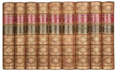 Lot 376 - Shakespeare (William). The Works..., 9 vols., 3rd ed., 1877