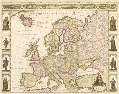 Lot 473 - Europe. De Wit (Frederick), Nova Europae Descriptio, Amsterdam, circa 1660