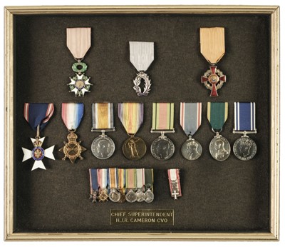 Lot 463 - Orders and Medals - Chief Superintendant H Cameron, Met Police