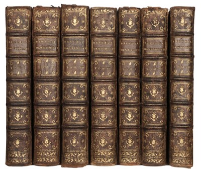 Lot 168 - Caylus (Anne Claude Philippe, comte de). Recueil d'Antiquites, 7 volumes, 1756-67