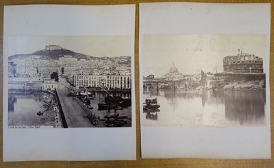 Lot 162 - Italy. A collection of approximately 50 large views of Italy, circa 1860-1880