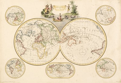 Lot 545 - World. Chamouin (J. B. M.), Mappe-Mondes sur Diverses Projections, circa 1815