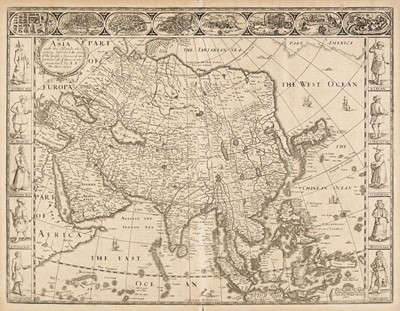 Lot 449 - Asia. Speed (John), Asia with the Islands adjoning described..., circa 1676