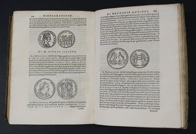 Lot 181 - Erizzo (Sebastiano). Discorso ... sopra le medaglie, 4th edition, [1584]