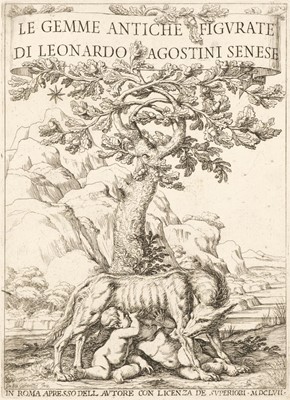 Lot 143 - Agostini (Leonardo). Le gemme antiche figurate, 2 volumes,  2nd ed., Rome, 1686