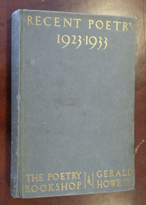 Lot 514 - Auden (Wystan Hugh, 1907-1973). Recent Poetry 1923-1933, inscribed by Auden