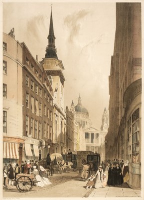 Lot 561 - London. Shotter Boys (Thomas), St Pauls from Ludgate Hill, 1842