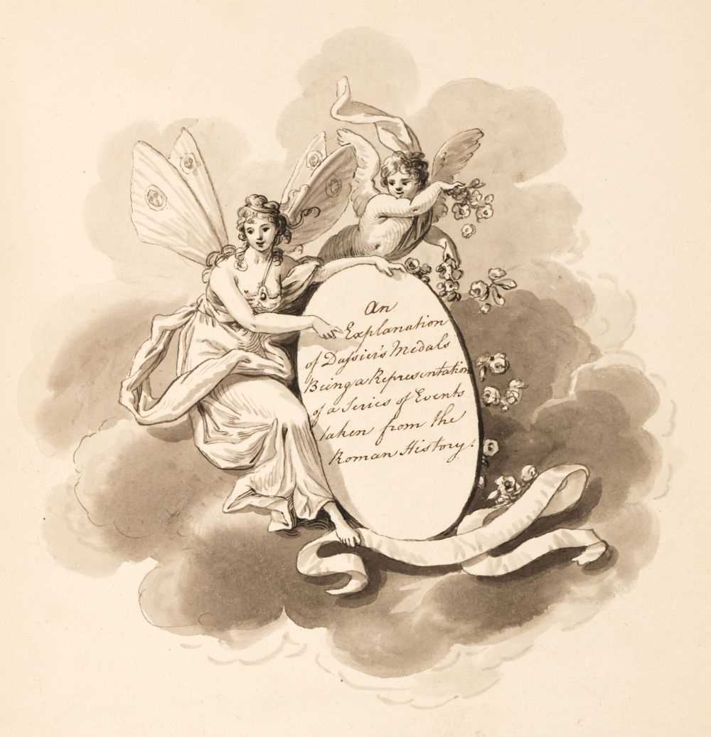 224 - Manuscript. An Explanation of Dassier's Medals, by Charlotte Hanbury, circa 1795-1800