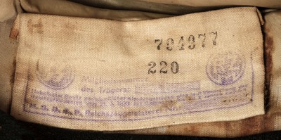 Lot 434 - Third Reich. WWII SS Officer's visor