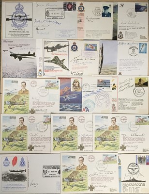 Lot 502 - A selection of commemorative covers individually signed by various fighter pilots
