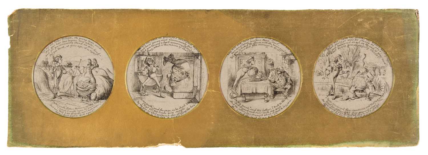 Lot 502 - After John Tenniel (1820-1914). A set of four drawings of scenes from Alice in Wonderland