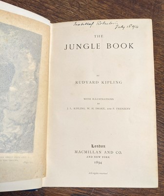 Lot 445 - Kipling (Rudyard). The Jungle Book, 1st edition, 1894