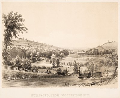 Lot 596 - Guildford. Straker (Samuel), Guildford from Woodbridge Hill, circa 1845