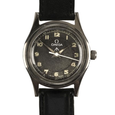 Lot 380 - Military Wristwatch. WWII Omega Wristwatch
