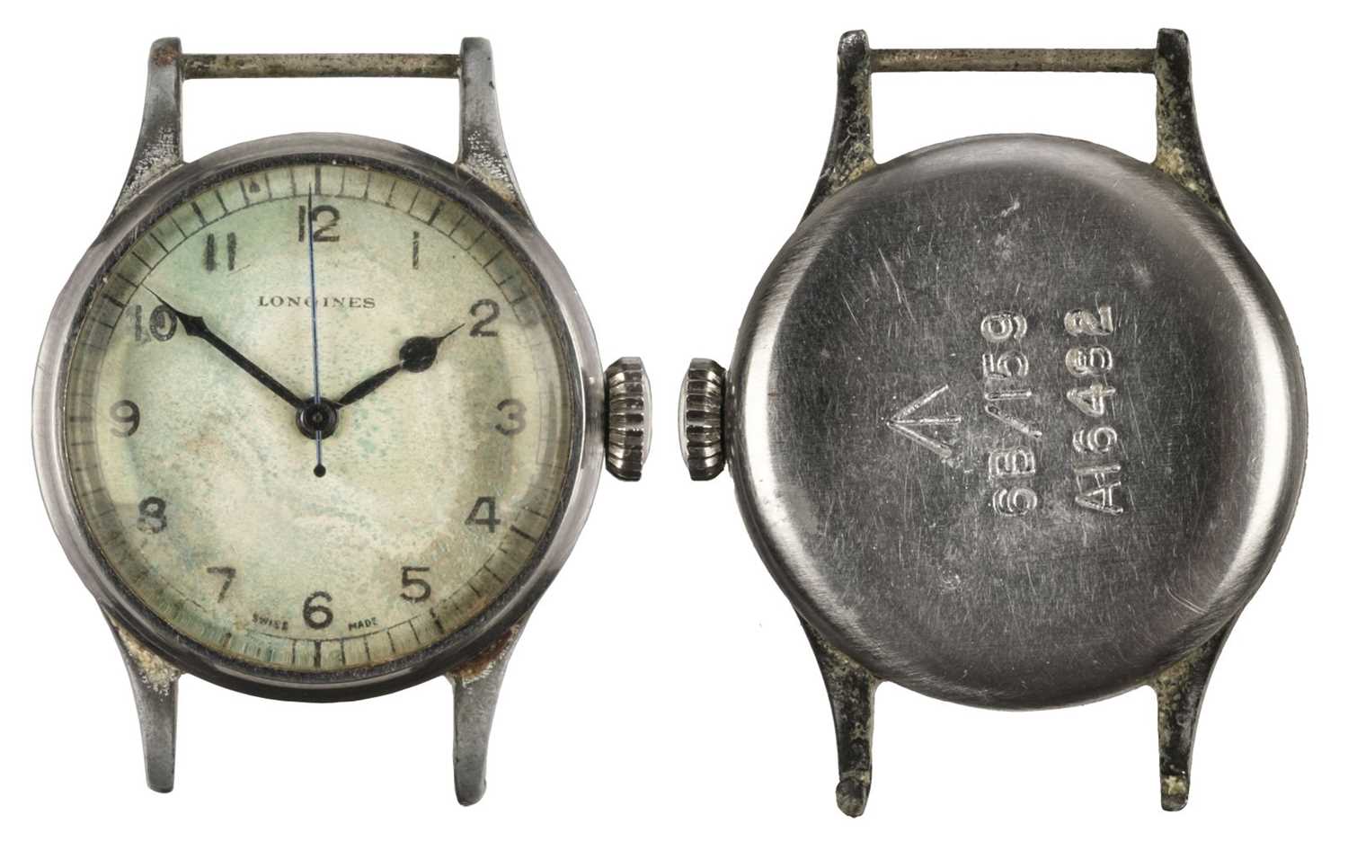 Lot 379 - Military Wristwatch. Longines Wristwatch