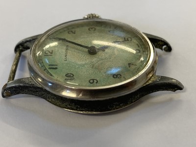 Lot 379 - Military Wristwatch. Longines Wristwatch