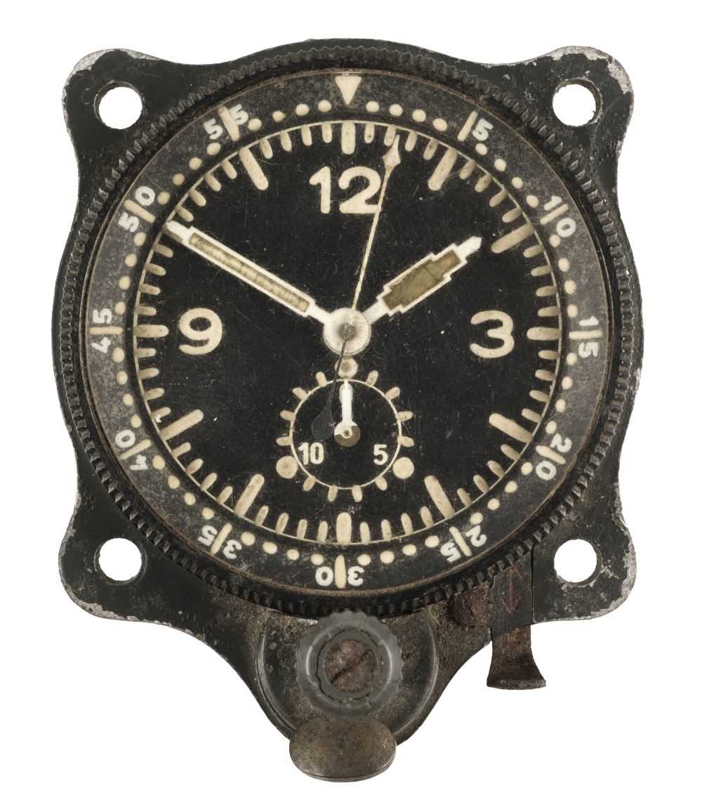 Lot 584 Luftwaffe Aircraft Clock by Junghans