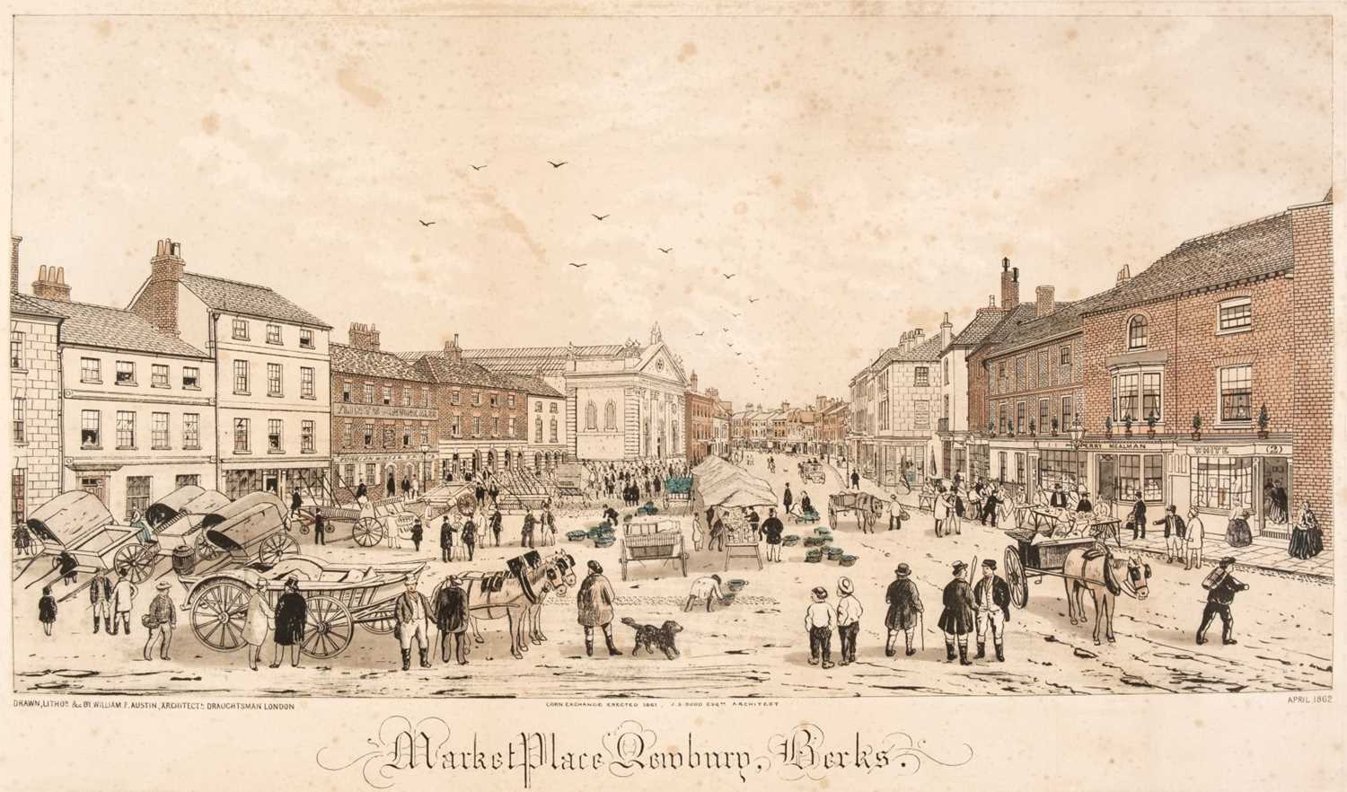 Lot 599 - Newbury. Austin (William F.), Market Place Newbury, Berks, 1862