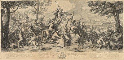Lot 107 - Le Brun (Charles, 1619-1690, after). The Battles of Alexander against Porus