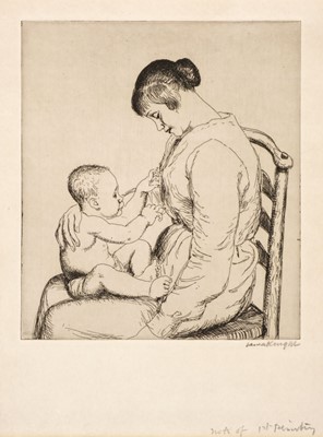 Lot 504 - Knight (Laura, 1877-1970). Mother and Child