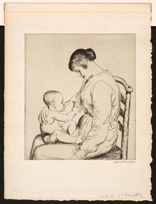 Lot 504 - Knight (Laura, 1877-1970). Mother and Child