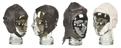 Lot 568 - Flying / Motoring Helmets