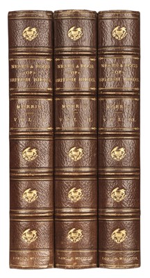 Lot 353 - Morris (F.O.)  A Natural History of the Nests and Eggs of British Birds, 3 vols, 1853-56