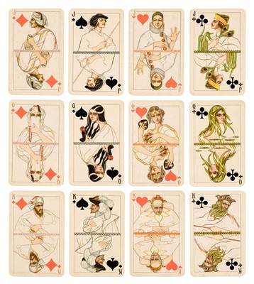 Lot 453 - Soviet Union. Literature & Theatre playing cards, circa 1910-1930