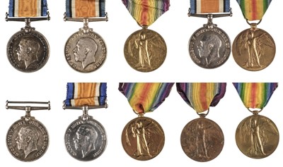 Lot 451 - WWI Suffolk Regiment Medals