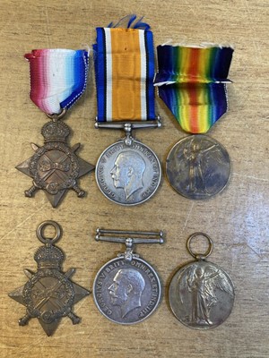 Lot 453 - WWI Suffolk Regiment Medals