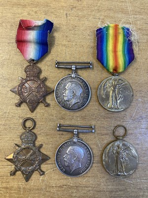 Lot 455 - WWI Suffolk Regiment Medals