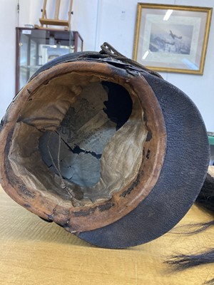 Lot 389 - Bell Top Shako. Trooper's Pattern 1822 Helmet of the Yorkshire Hussars